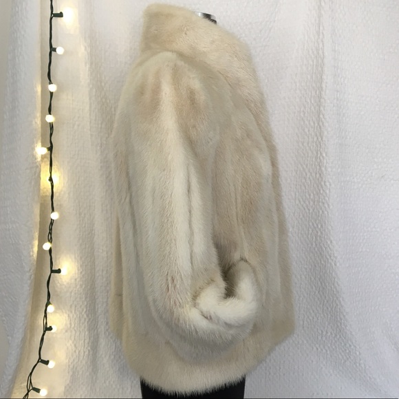 Silky Authentic Mink Fur Coat Custom Made - Picture 5 of 8